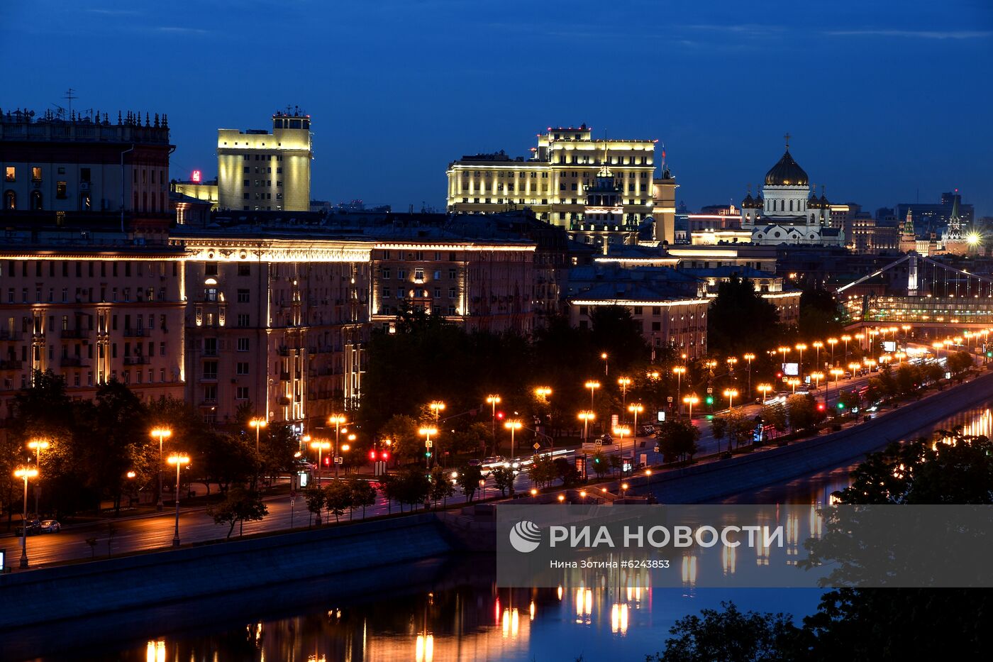 Москва во время режима самоизоляции жителей