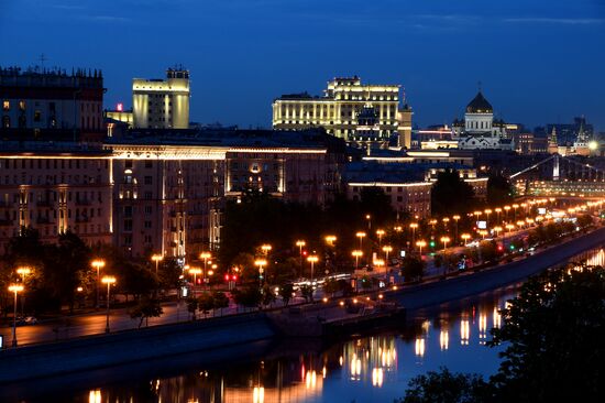 Москва во время режима самоизоляции жителей