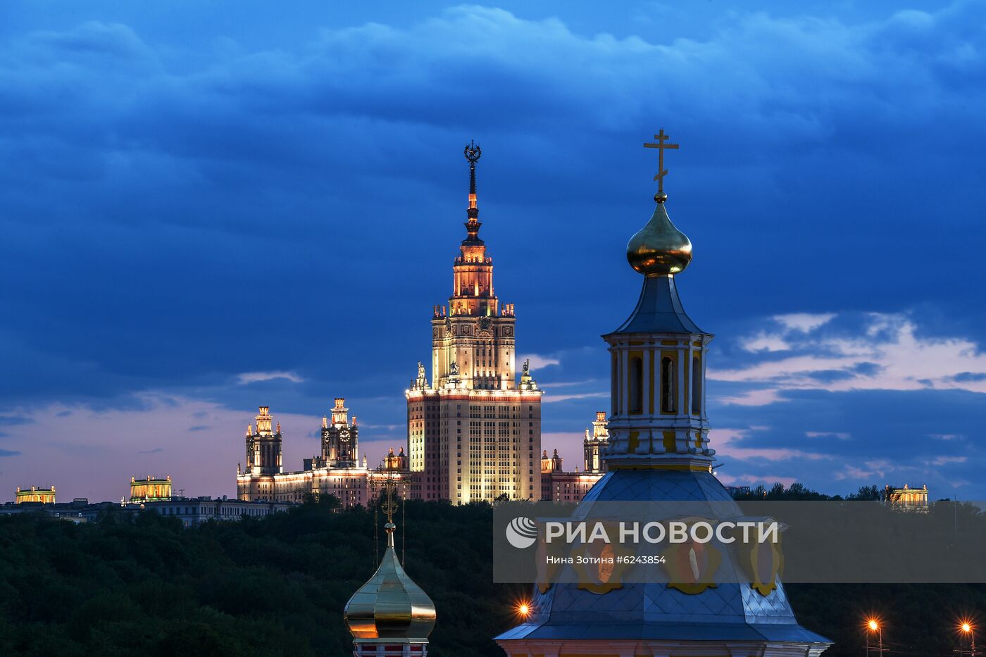 Москва во время режима самоизоляции жителей