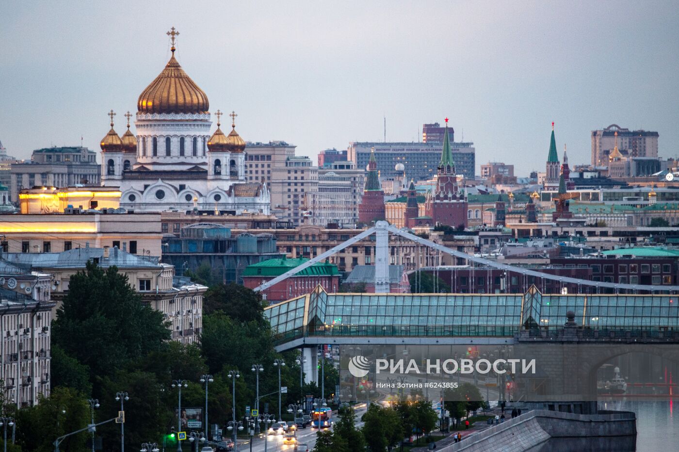 Москва во время режима самоизоляции жителей