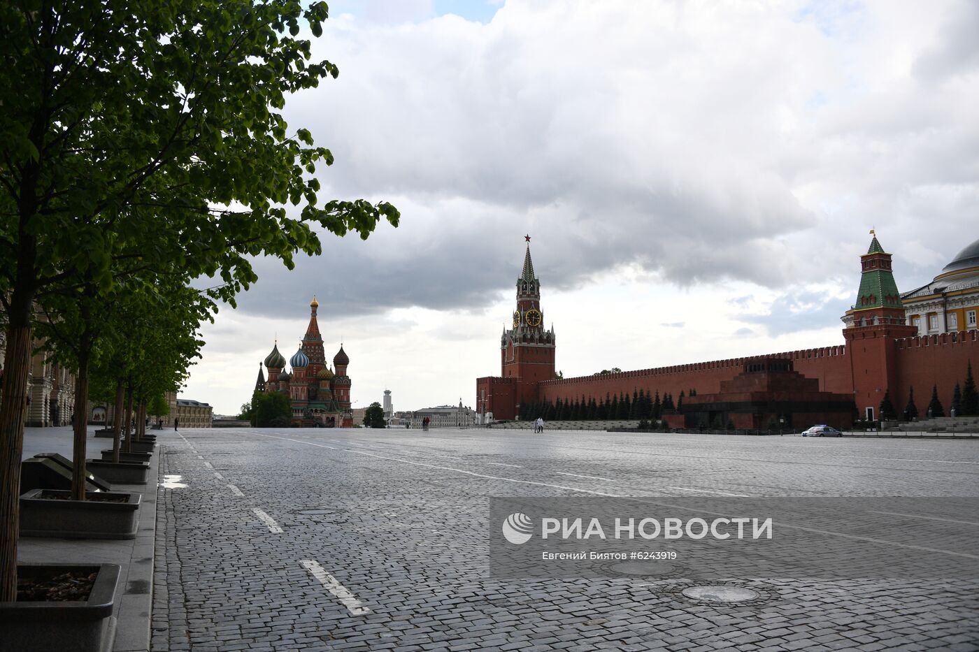 Москва во время режима самоизоляции жителей