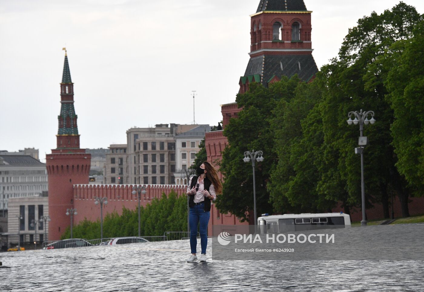Москва во время режима самоизоляции жителей