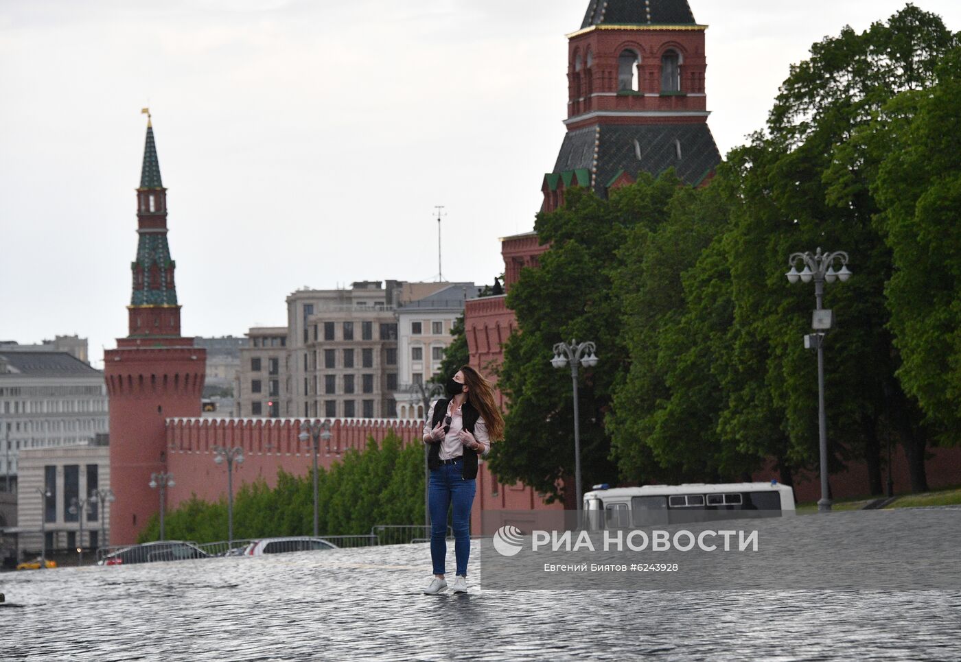 Москва во время режима самоизоляции жителей