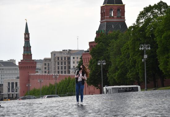 Москва во время режима самоизоляции жителей