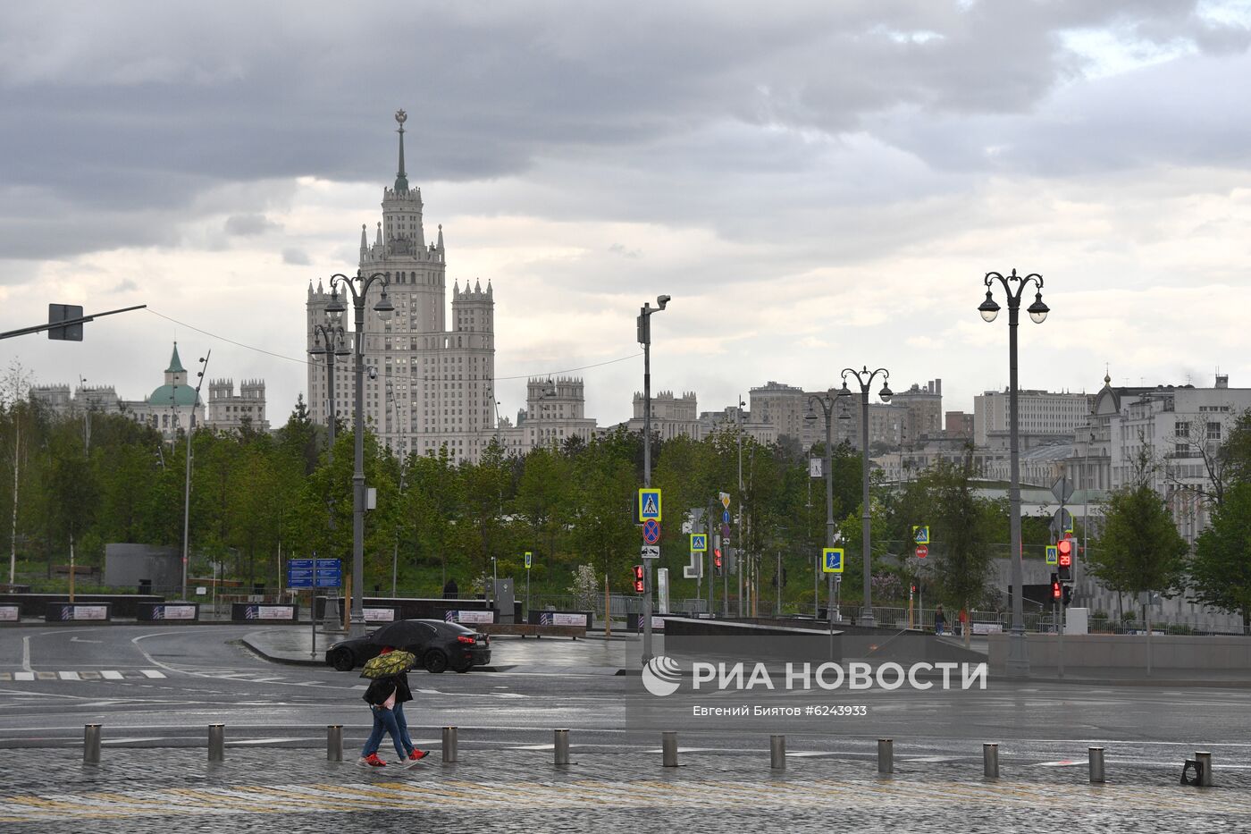 Москва во время режима самоизоляции жителей