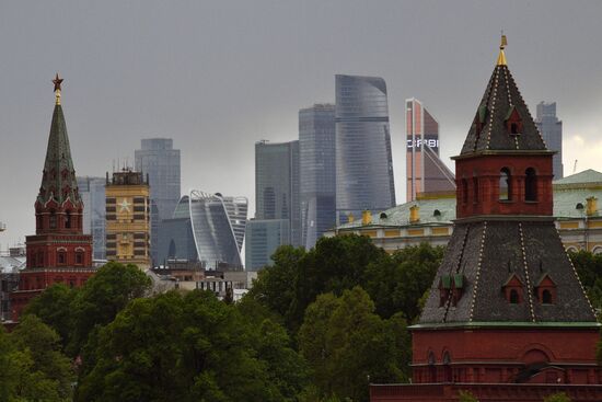 Москва во время режима самоизоляции жителей