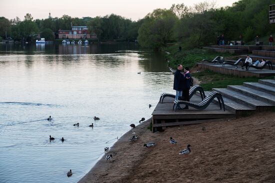 Москва во время режима самоизоляции жителей