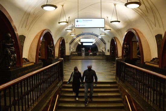 Москва во время режима самоизоляции жителей