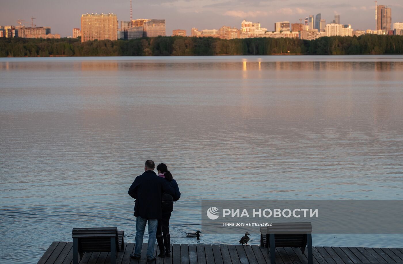 Москва во время режима самоизоляции жителей
