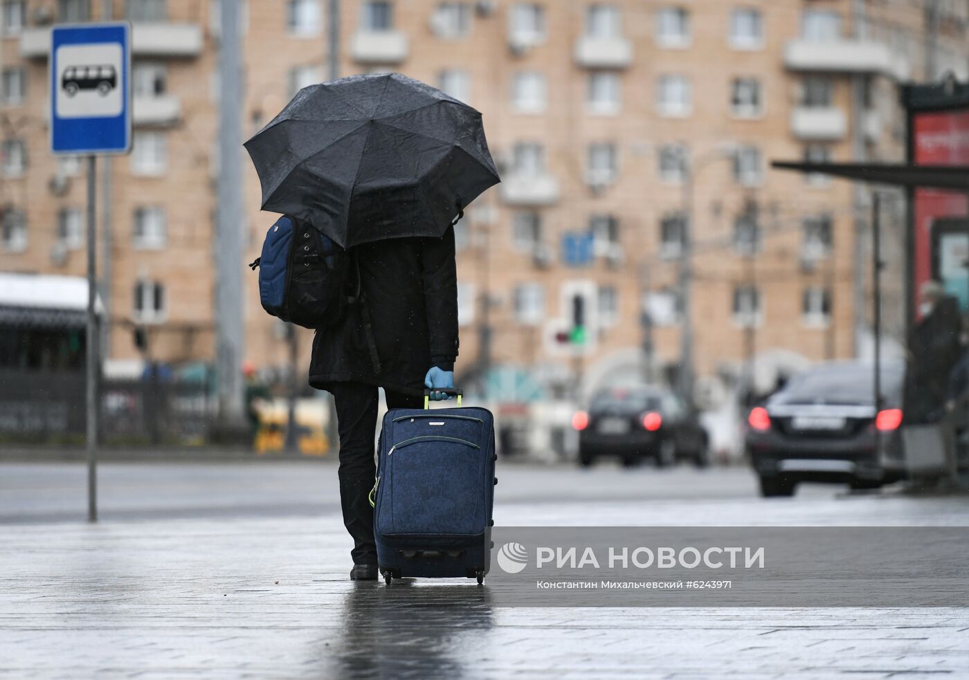 Москва во время режима самоизоляции жителей 