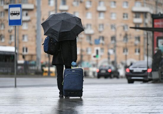 Москва во время режима самоизоляции жителей 