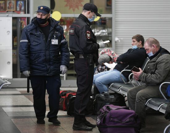 Москва во время режима самоизоляции жителей 