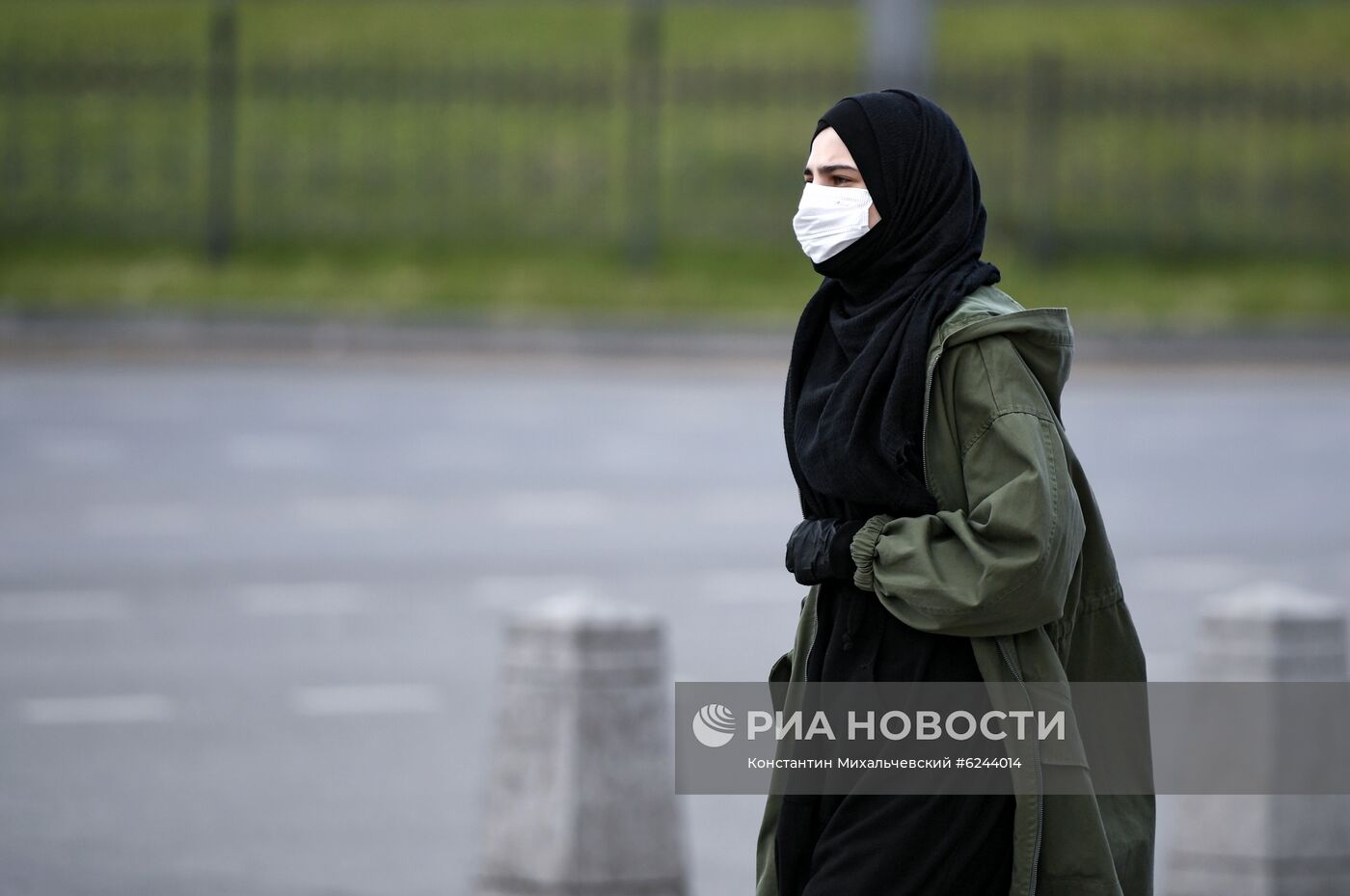 Москва во время режима самоизоляции жителей 