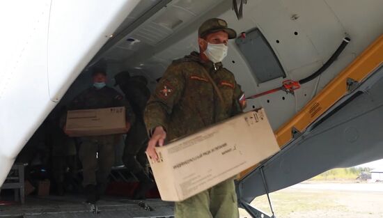 В Красноярск прибыли самолеты со специалистами Минобороны для борьбы с коронавирусом