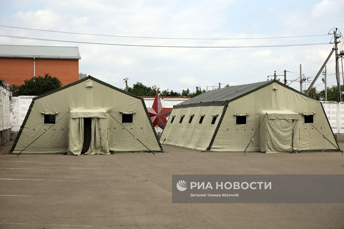 Подготовка сборного пункта военного комиссариата Краснодарского края