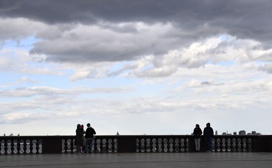 Москва во время режима самоизоляции жителей