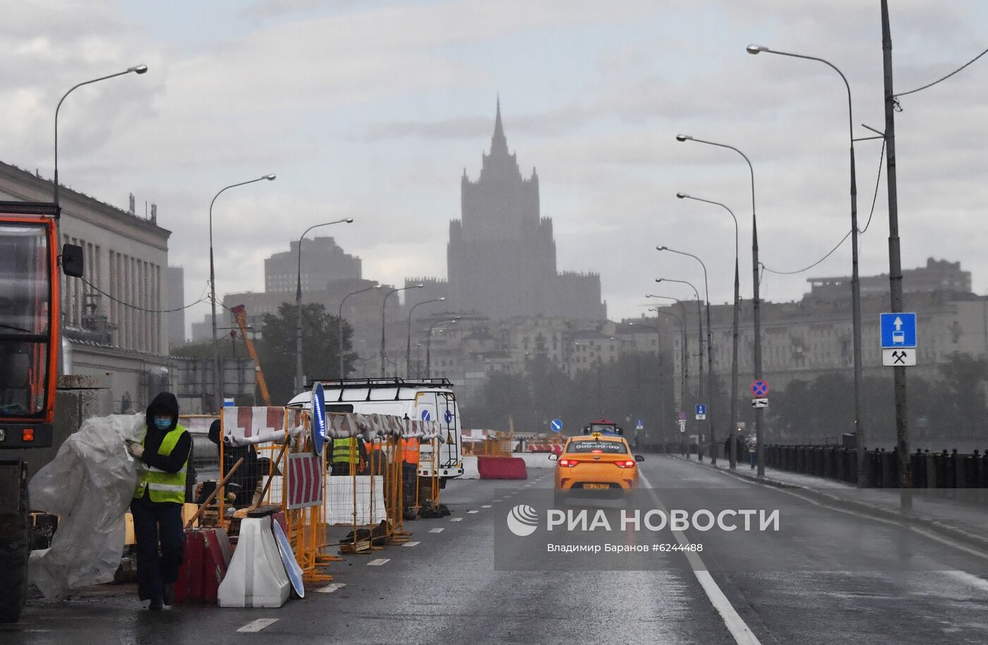 Москва во время режима самоизоляции жителей
