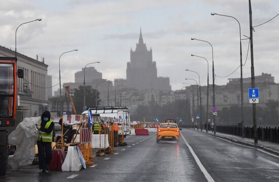Москва во время режима самоизоляции жителей