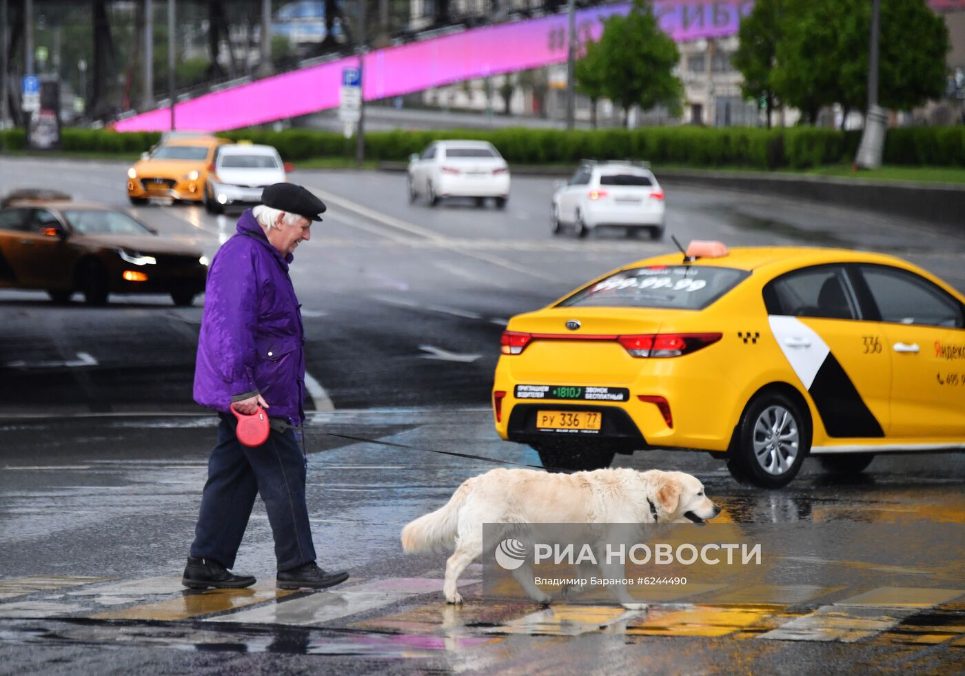 Москва во время режима самоизоляции жителей