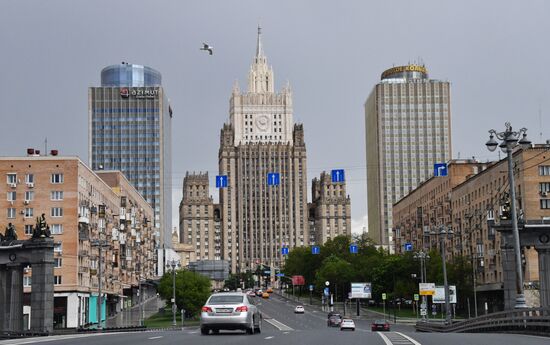 Москва во время режима самоизоляции жителей