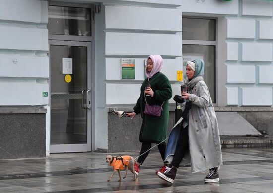Москва во время режима самоизоляции жителей