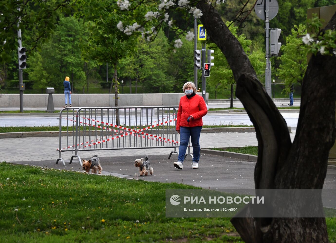 Москва во время режима самоизоляции жителей