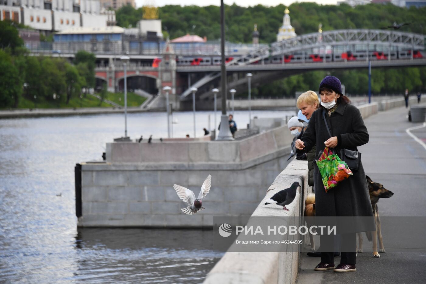 Москва во время режима самоизоляции жителей