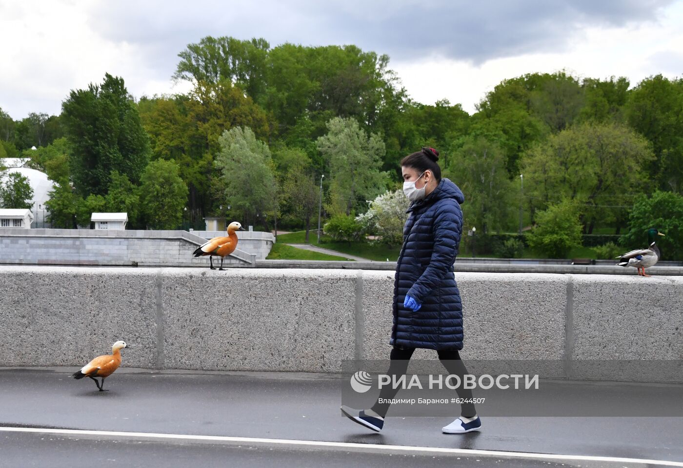 Москва во время режима самоизоляции жителей