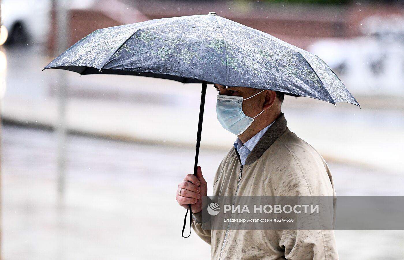 Москва во время режима самоизоляции жителей 