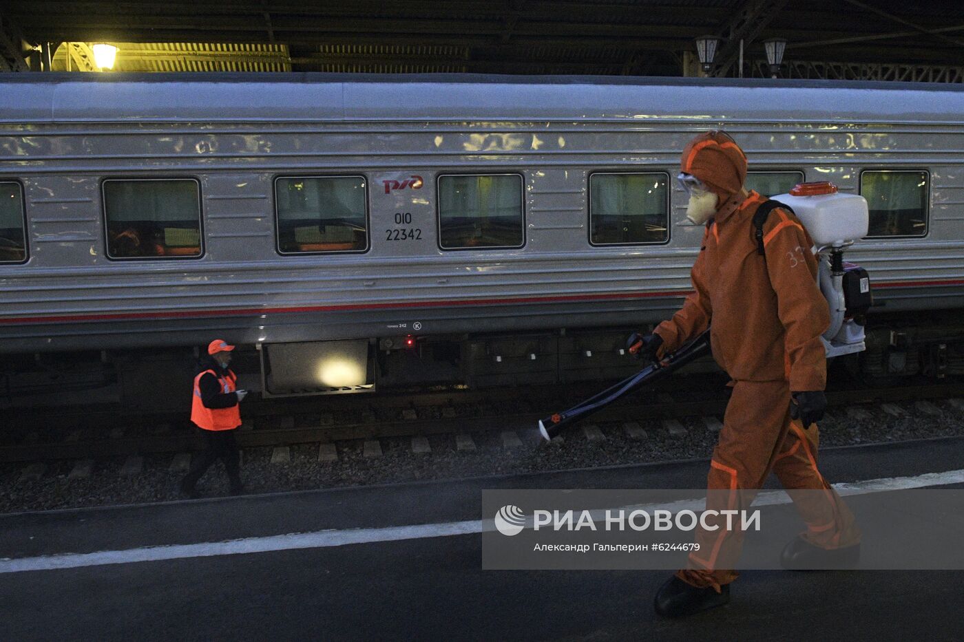 Дезинфекция Витебского вокзала