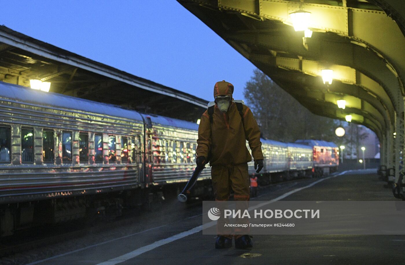 Дезинфекция Витебского вокзала