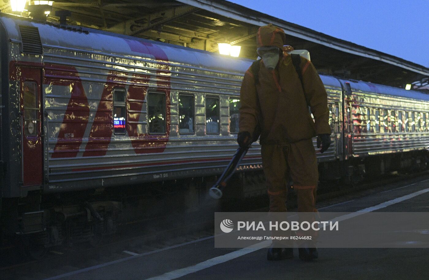 Дезинфекция Витебского вокзала