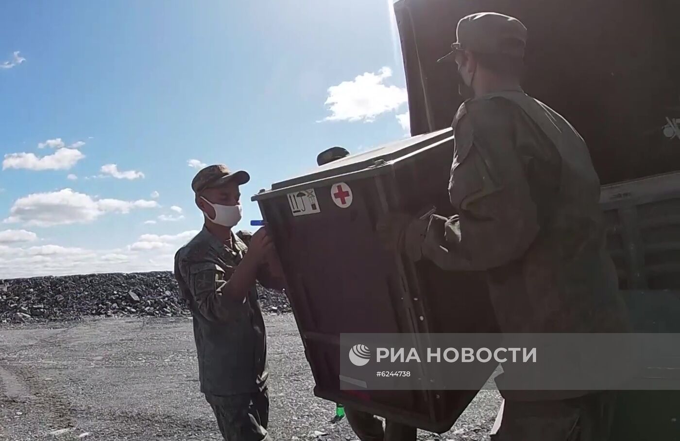 Военнослужащие ЦВО развернули полевой мобильный госпиталь в Красноярском крае