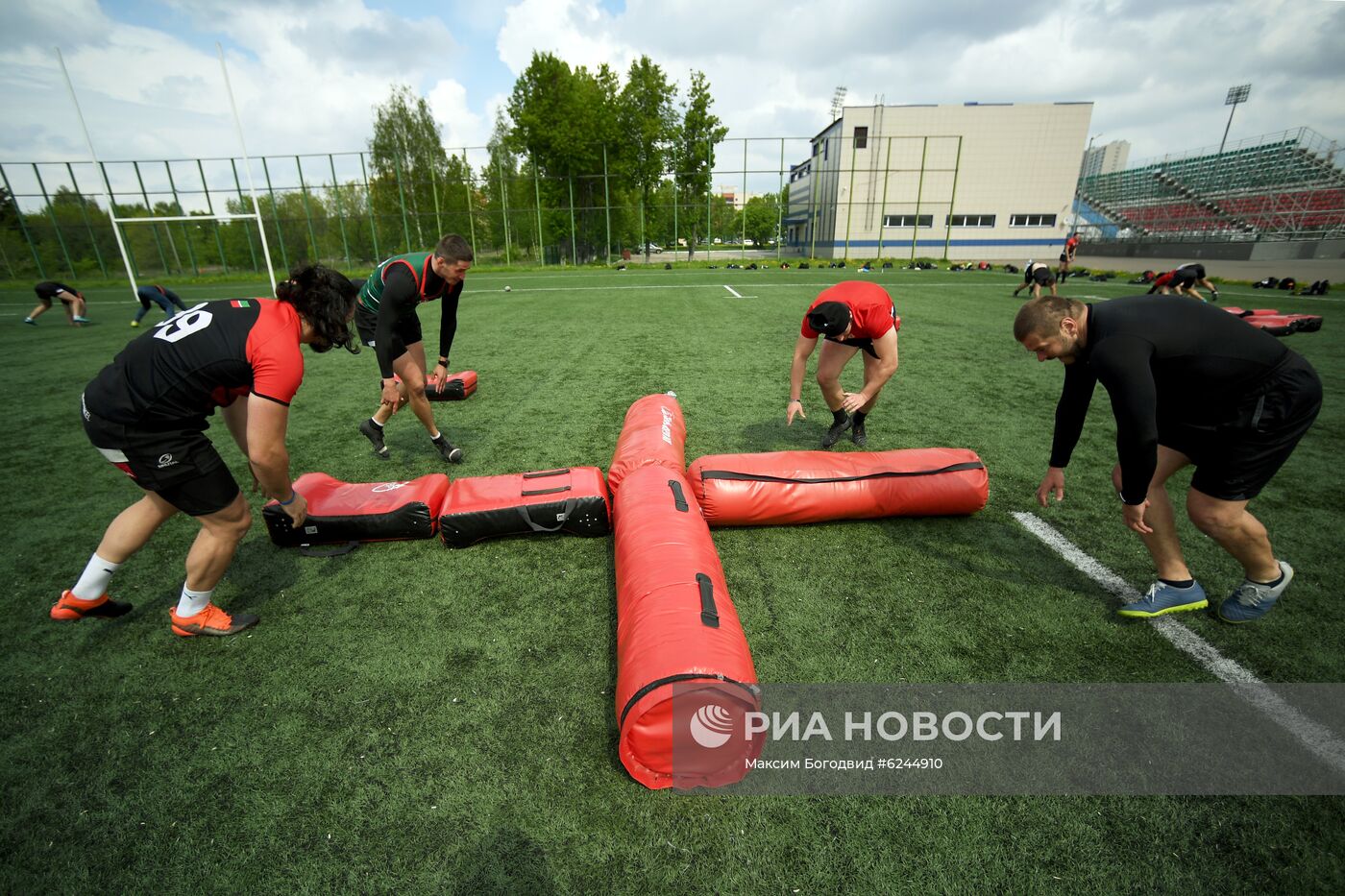 Тренировка регбийного клуба "Стрела"