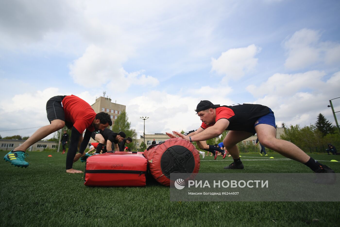 Тренировка регбийного клуба "Стрела"