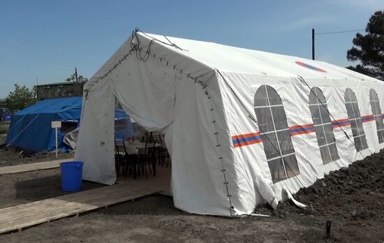 Пункт временного размещения для граждан Азербайджана в Дагестане