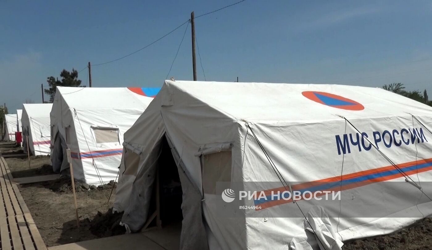 Пункт временного размещения для граждан Азербайджана в Дагестане