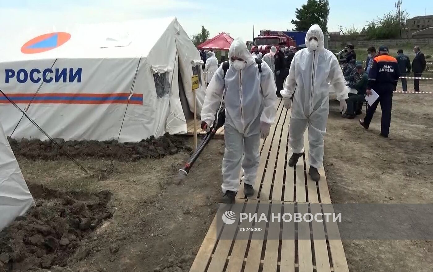 Пункт временного размещения для граждан Азербайджана в Дагестане