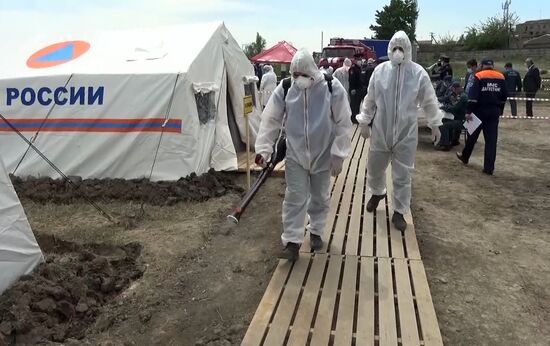 Пункт временного размещения для граждан Азербайджана в Дагестане