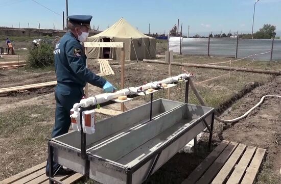 Пункт временного размещения для граждан Азербайджана в Дагестане