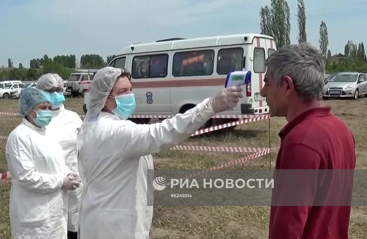 Пункт временного размещения для граждан Азербайджана в Дагестане