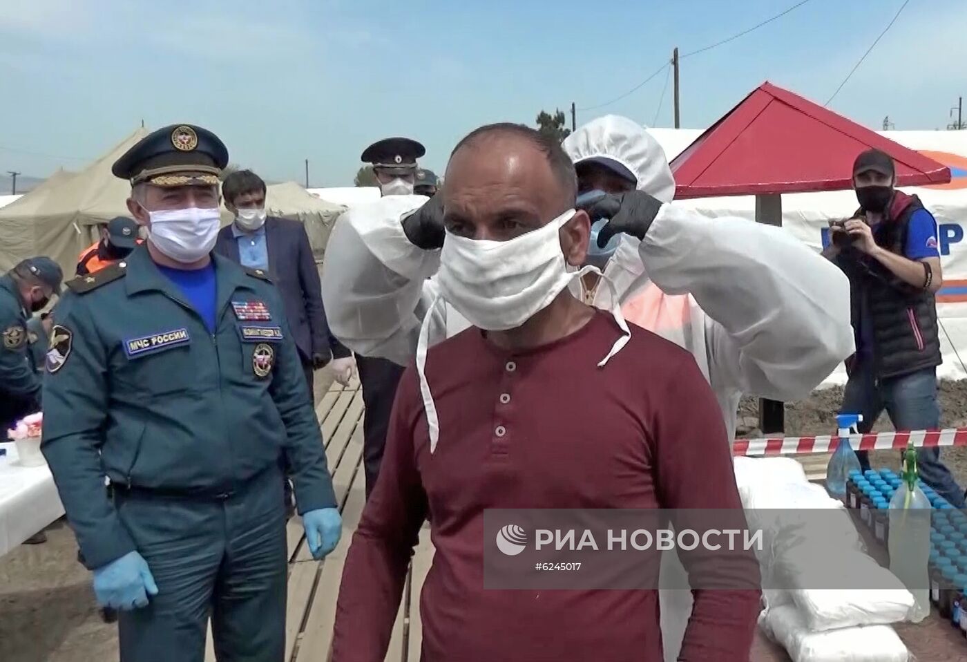 Пункт временного размещения для граждан Азербайджана в Дагестане