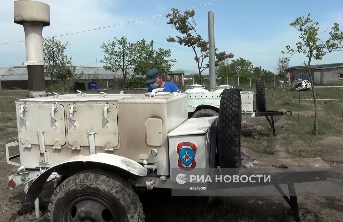 Пункт временного размещения для граждан Азербайджана в Дагестане