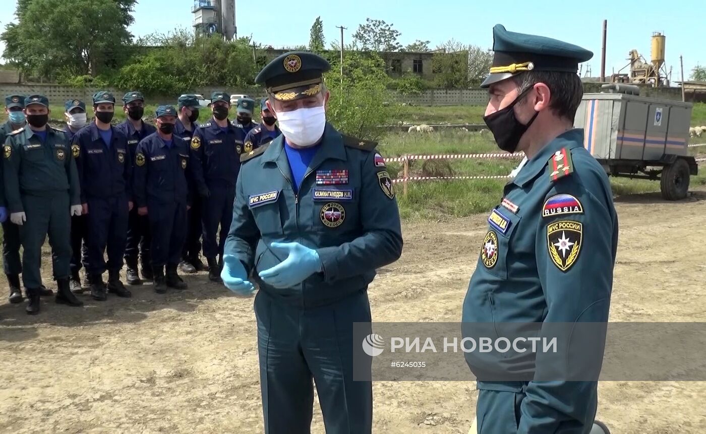 Пункт временного размещения для граждан Азербайджана в Дагестане