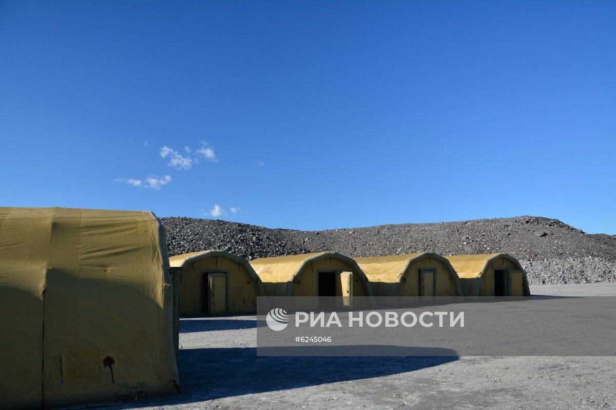 Военнослужащие ЦВО развернули полевой мобильный госпиталь в Красноярском крае