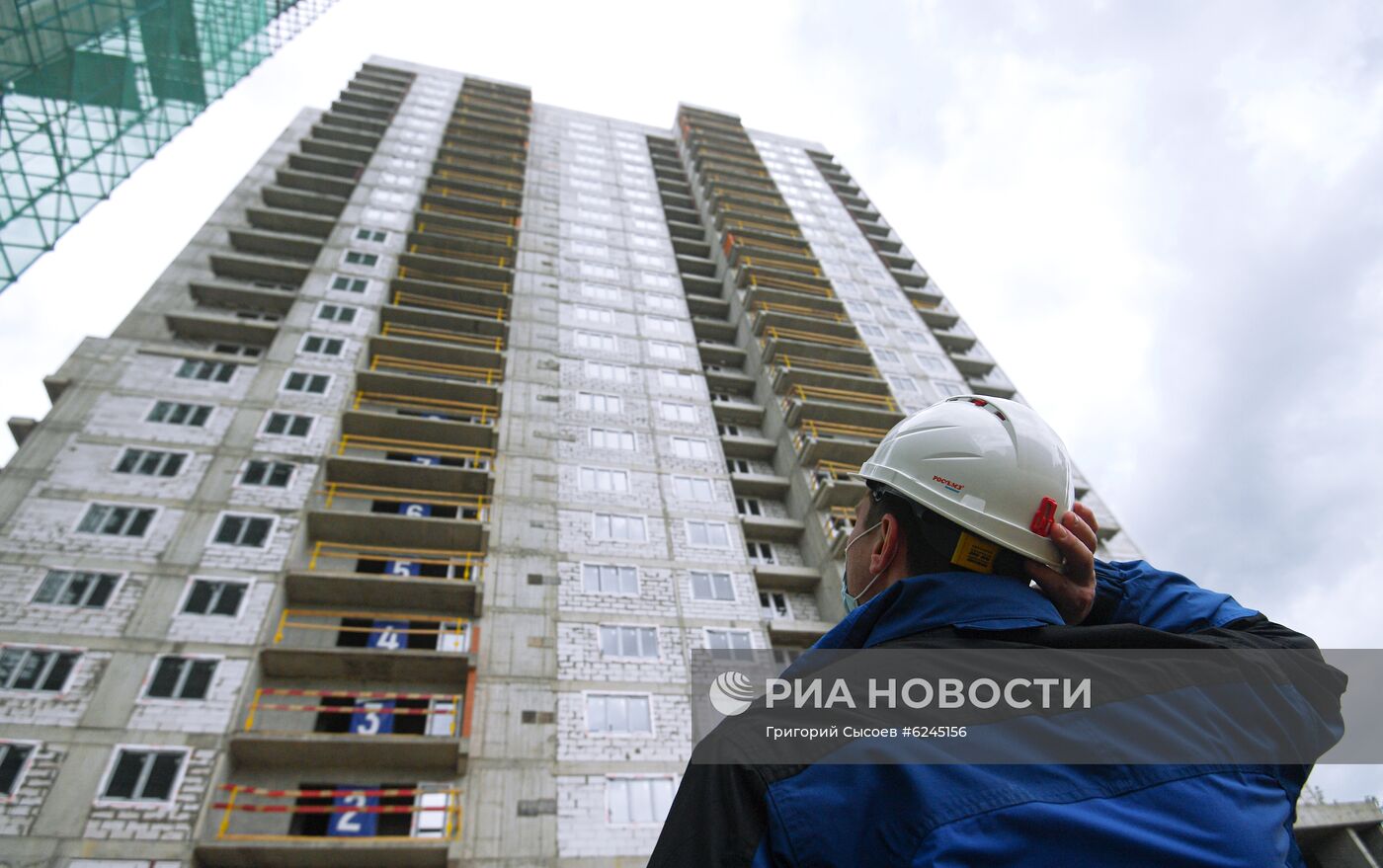 Строительство жилого дома в Москве 