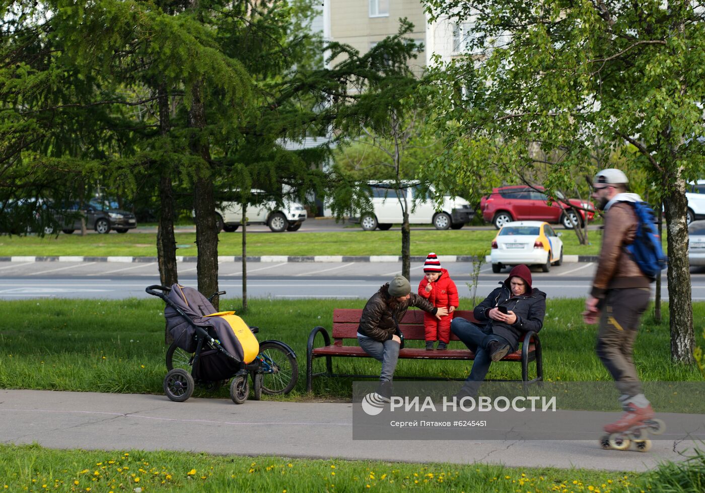 Москва во время режима самоизоляции жителей