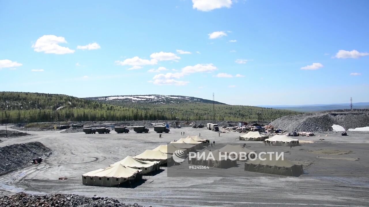 Военнослужащие ЦВО развернули полевой мобильный госпиталь в Красноярском крае