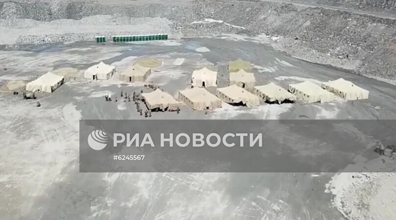 Военнослужащие ЦВО развернули полевой мобильный госпиталь в Красноярском крае