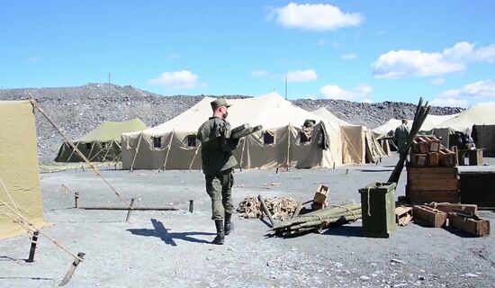 Военнослужащие ЦВО развернули полевой мобильный госпиталь в Красноярском крае